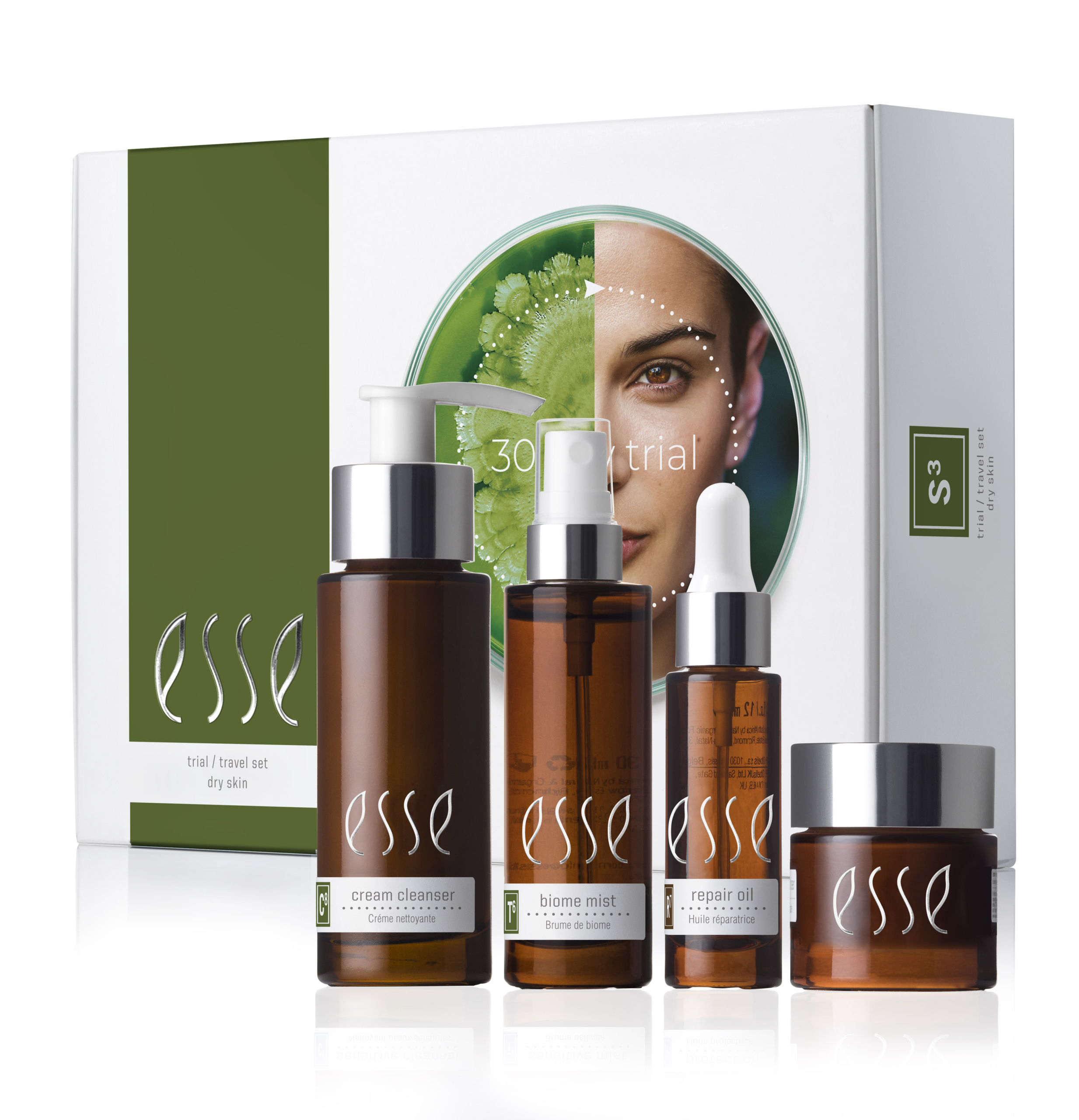 Esse Dry Skin Travel Pack natuurlijke huidverzorging voor de droge huid